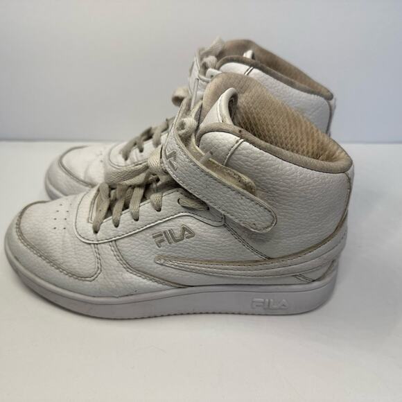 Fila Shoes - FILA Hightop White Sneaker Women’s Size 6
